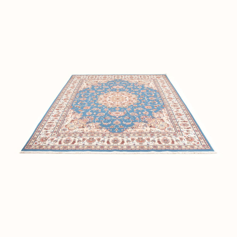 Tappeto Persero - Tabriz - Reale - 251 x 200 cm - blu chiaro