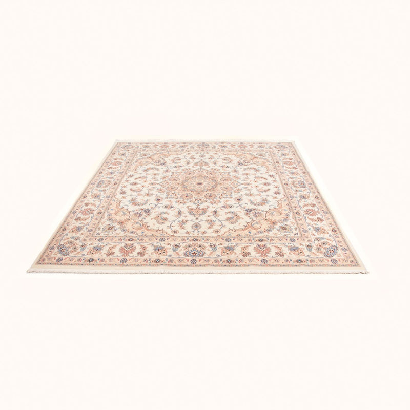 Tappeto Persero - Tabriz - Reale quadrato  - 211 x 198 cm - crema