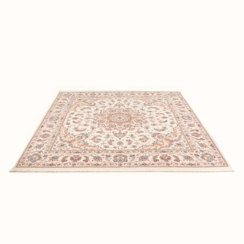 Tappeto Persero - Tabriz - Reale quadrato  - 208 x 197 cm - crema