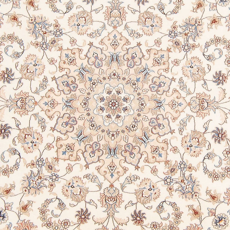 Tappeto Persero - Tabriz - Reale rotondo  - 199 x 197 cm - crema
