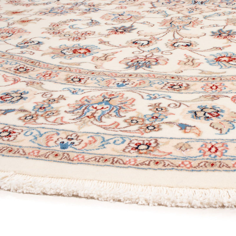 Tappeto Persero - Tabriz - Reale rotondo  - 199 x 197 cm - crema