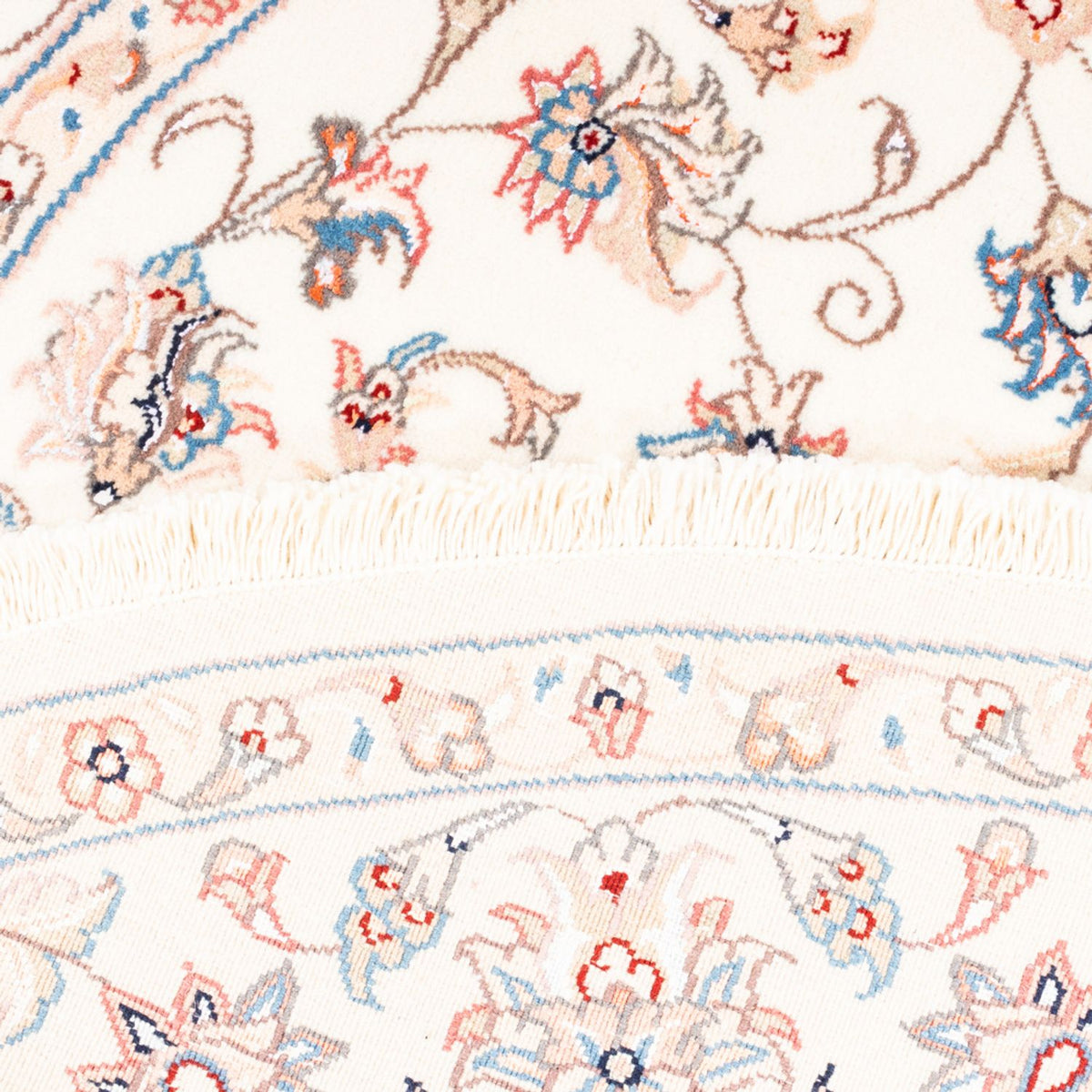 Tappeto Persero - Tabriz rotondo  - 152 x 146 cm - crema