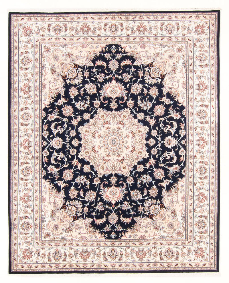 Tappeto Persero - Tabriz - Reale - 250 x 198 cm - blu scuro