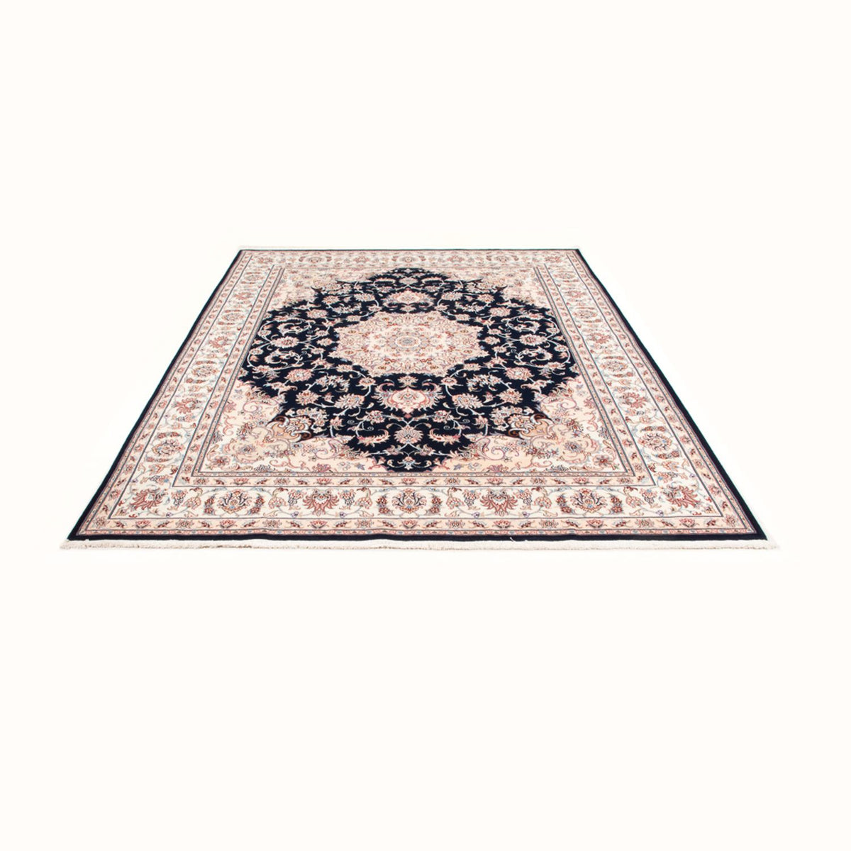 Tappeto Persero - Tabriz - Reale - 250 x 198 cm - blu scuro