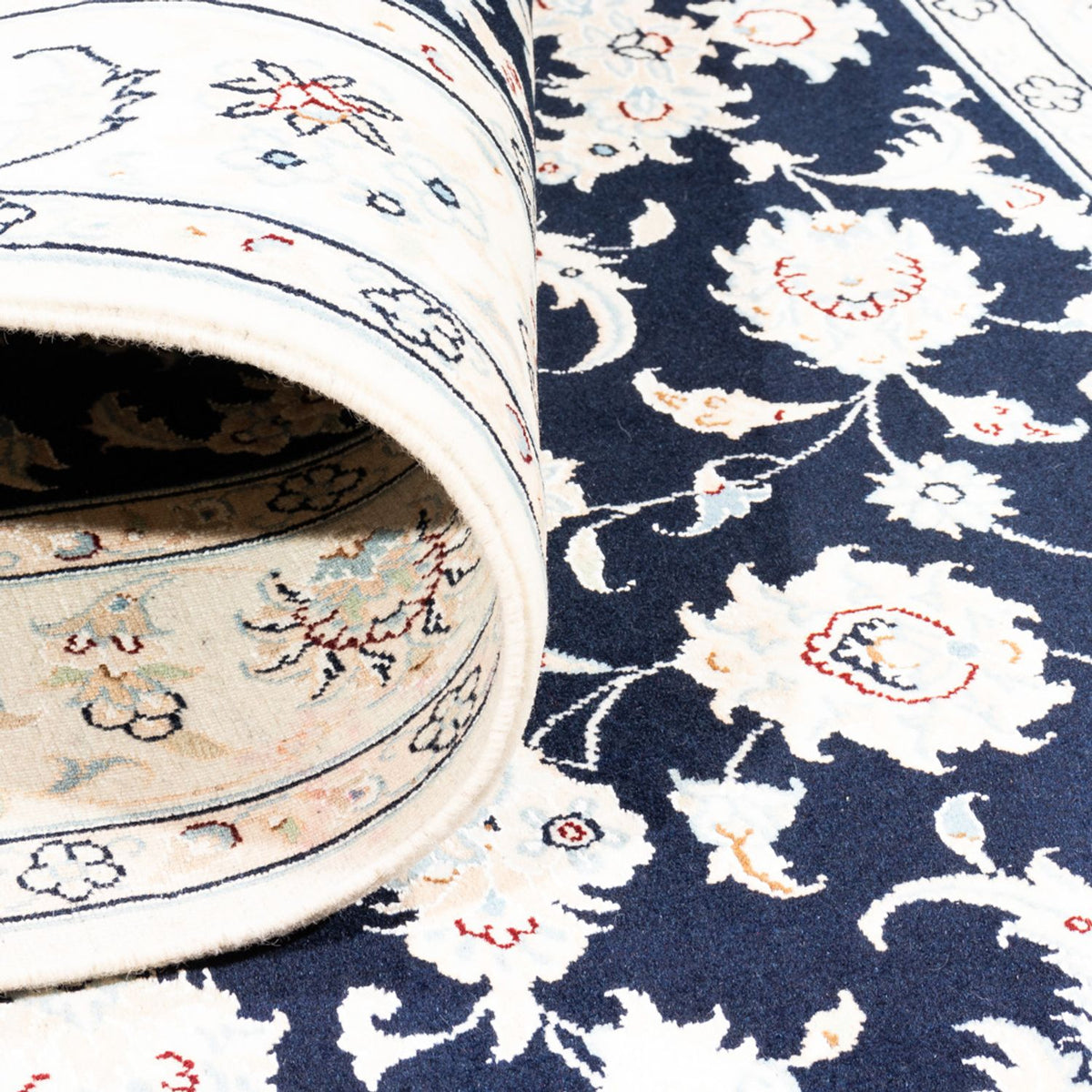 Tappeto Persero - Nain - Premio - 182 x 120 cm - blu scuro