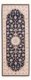 Tappeto corsia Tappeto Persero - Tabriz - Reale - 208 x 82 cm - blu scuro
