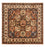 Tappeto Persero - Nomade quadrato - 207 x 199 cm - beige scuro