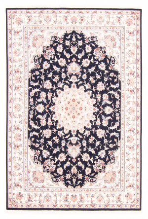Tappeto Persero - Tabriz - Reale - 234 x 168 cm - blu scuro