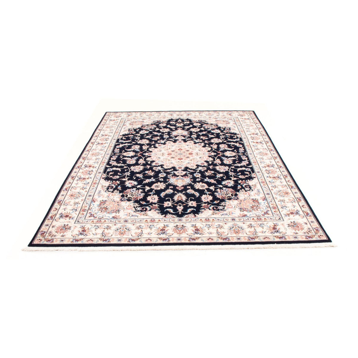 Tappeto Persero - Tabriz - Reale - 234 x 168 cm - blu scuro