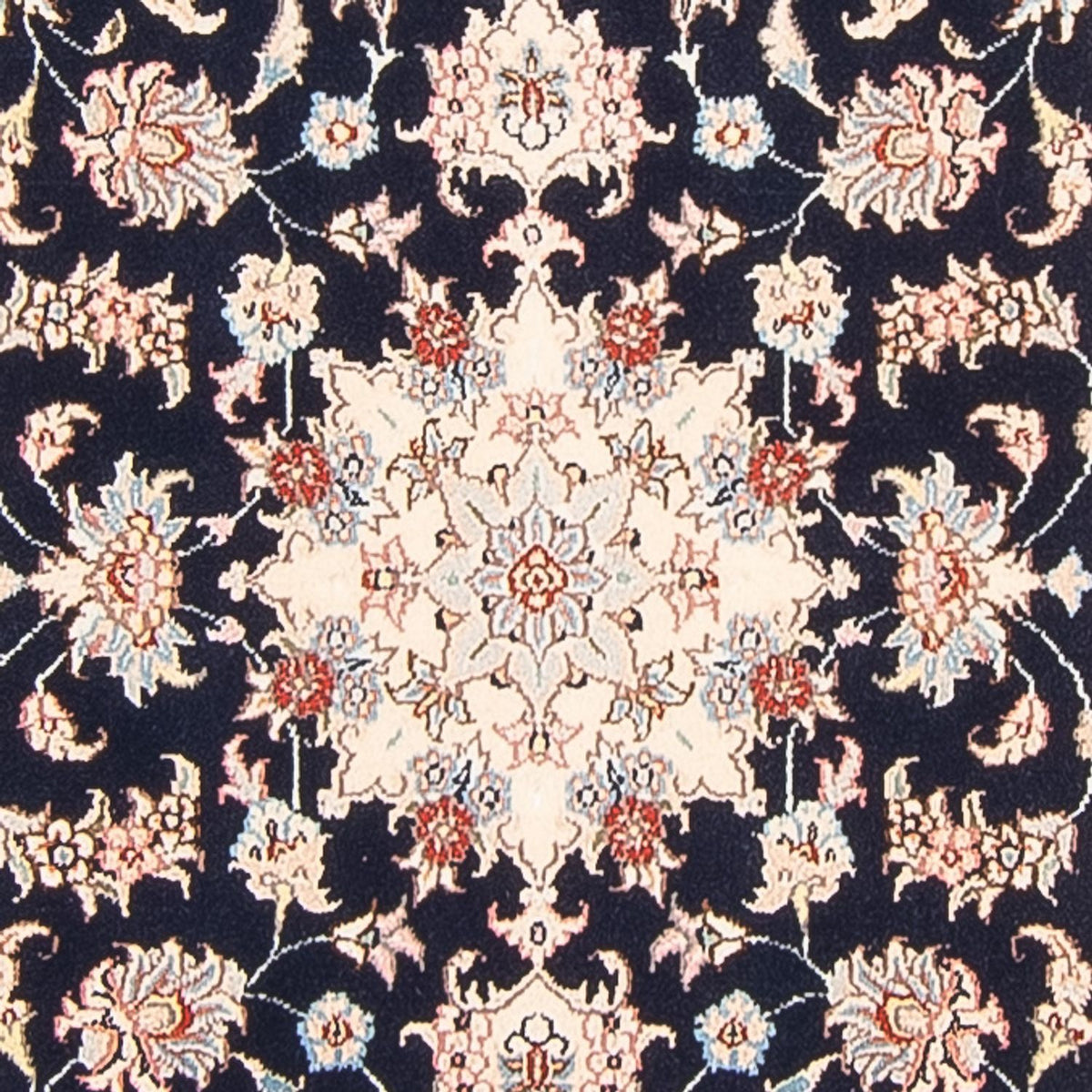 Tappeto corsia Tappeto Persero - Tabriz - Reale - 295 x 81 cm - blu scuro