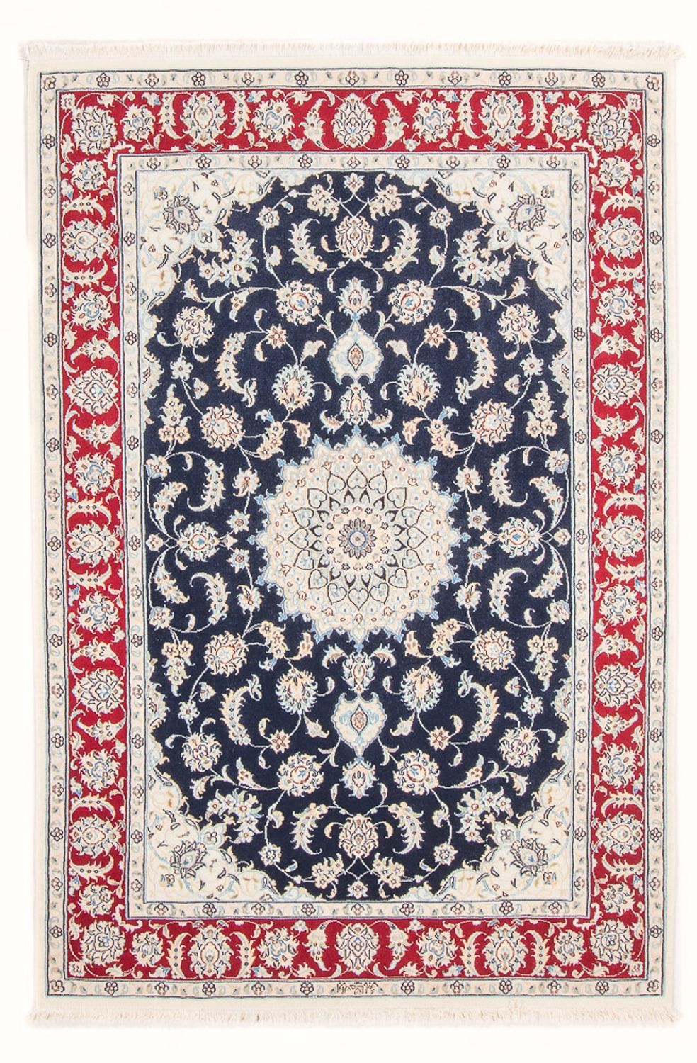 Tappeto Persero - Nain - Reale - 178 x 120 cm - blu scuro