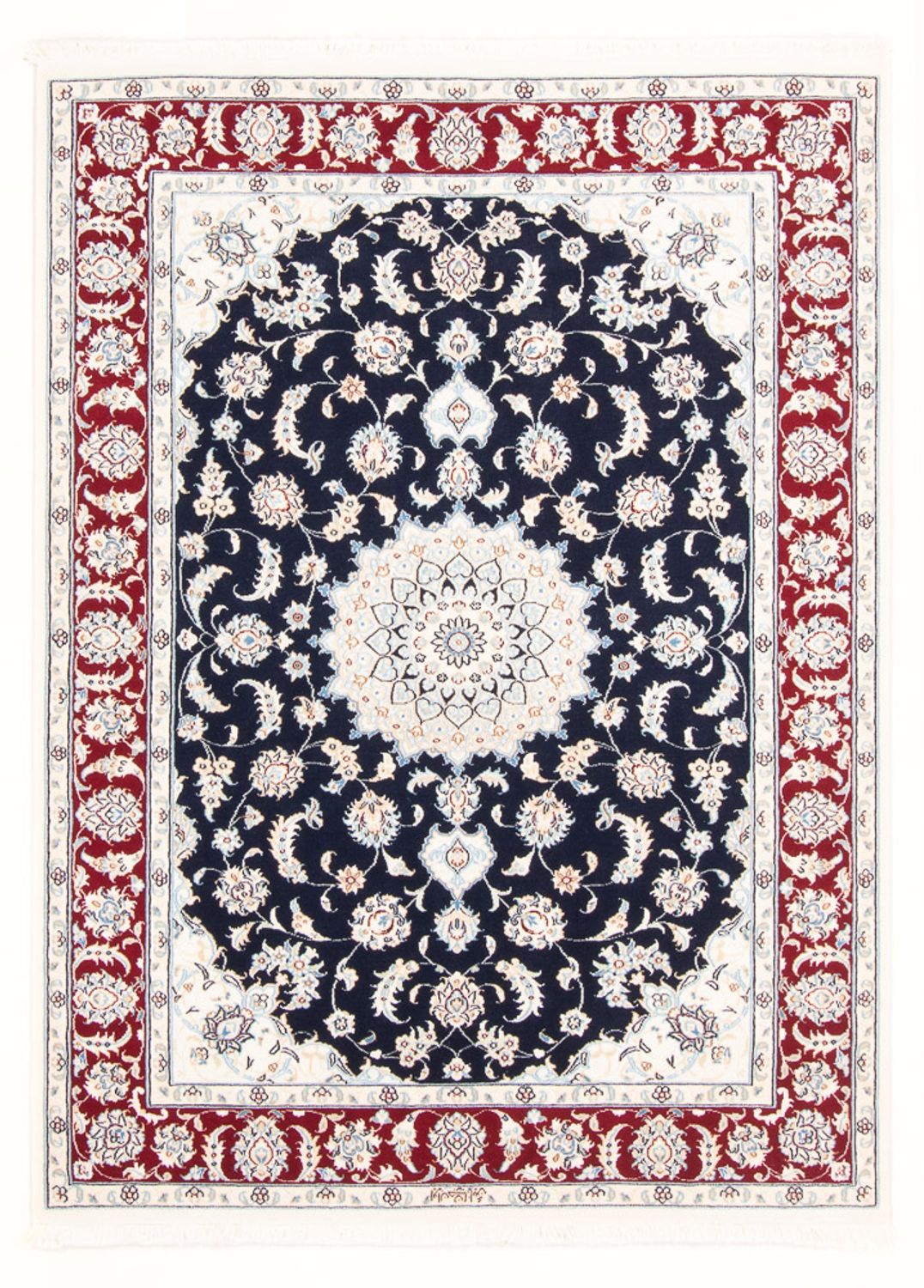 Tappeto Persero - Nain - Reale - 165 x 120 cm - blu scuro