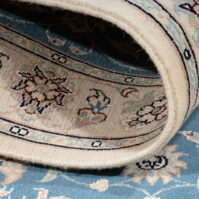 Tappeto Persero - Nain - Premio - 116 x 81 cm - blu chiaro