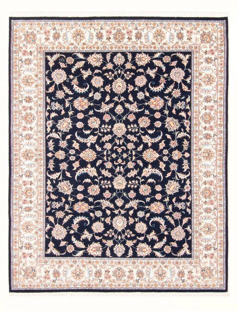 Tappeto Persero - Tabriz - Reale - 196 x 150 cm - blu scuro