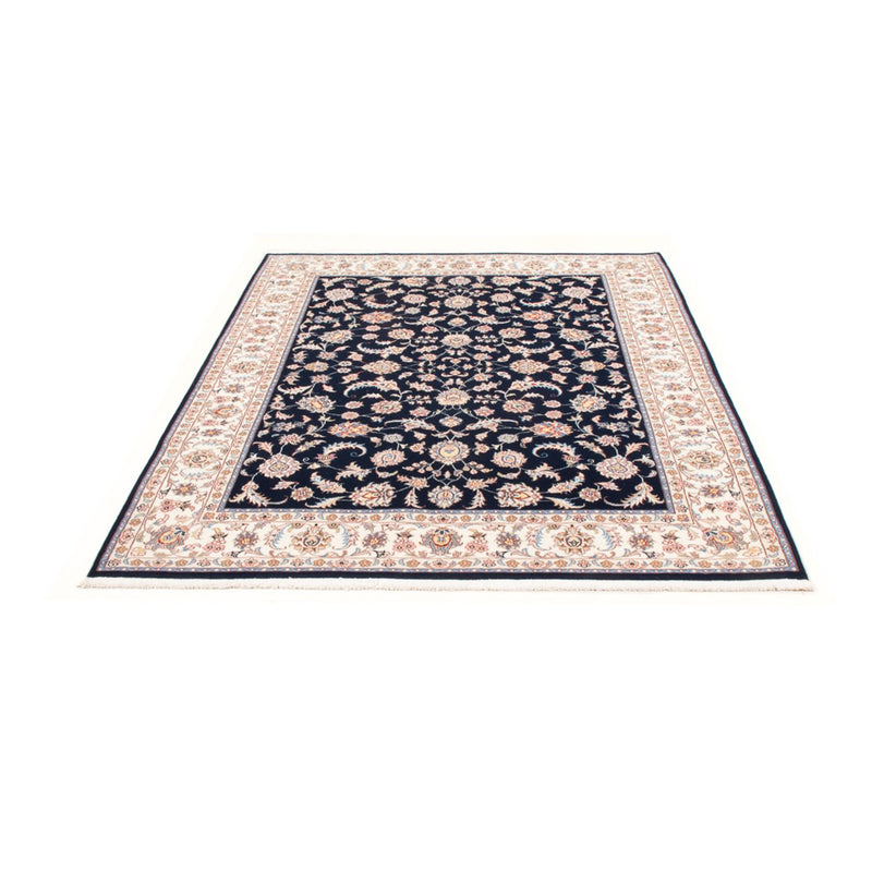 Tappeto Persero - Tabriz - Reale - 196 x 150 cm - blu scuro