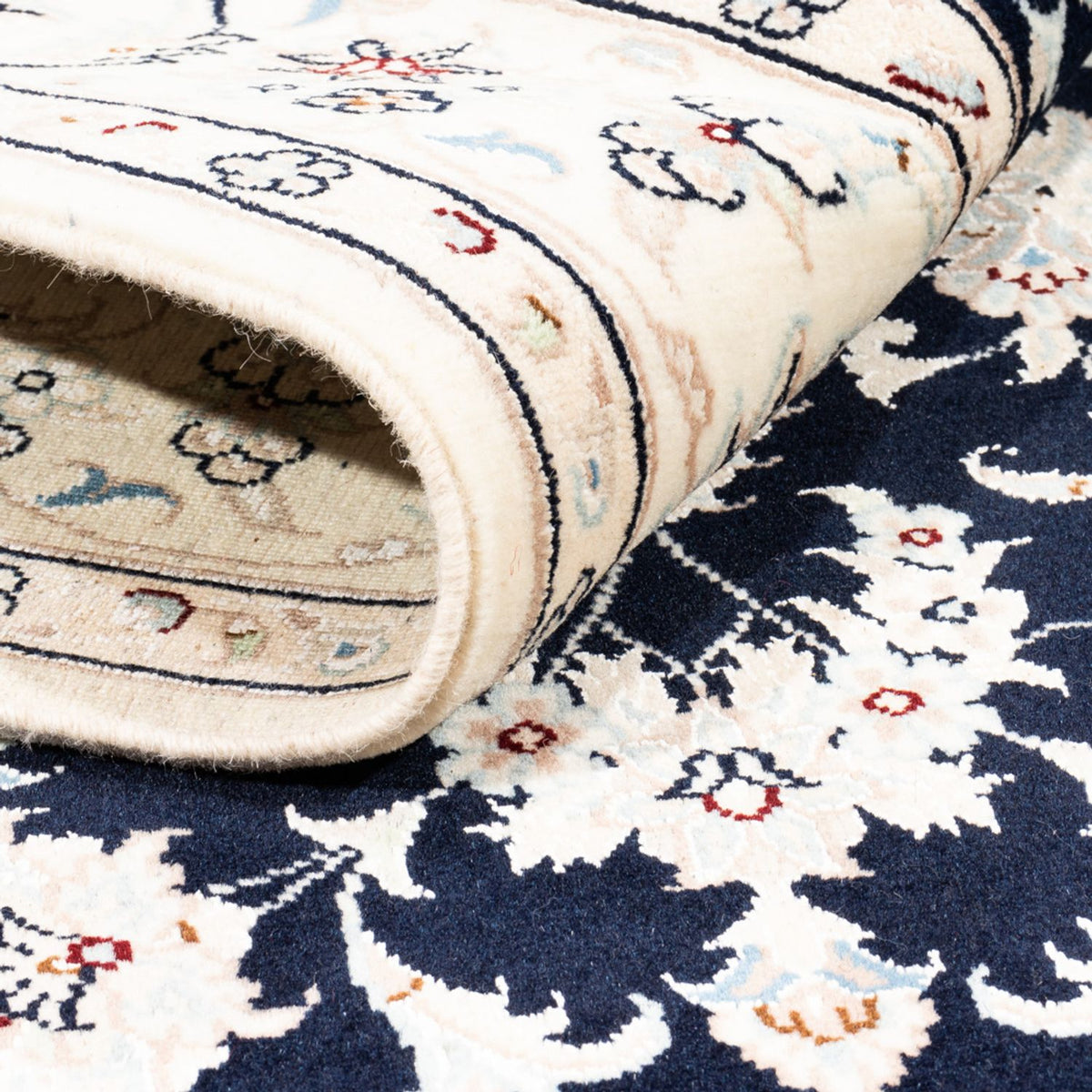 Tappeto Persero - Nain - Premio - 182 x 121 cm - blu scuro