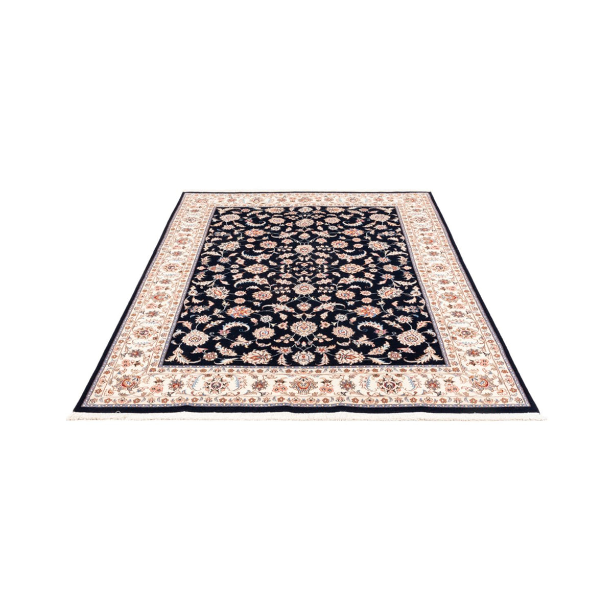 Tappeto Persero - Tabriz - 200 x 150 cm - blu scuro