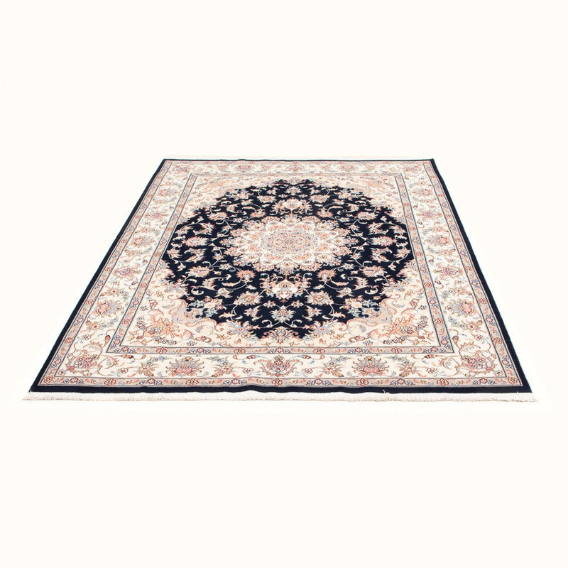 Tappeto Persero - Tabriz - Reale - 197 x 149 cm - blu scuro