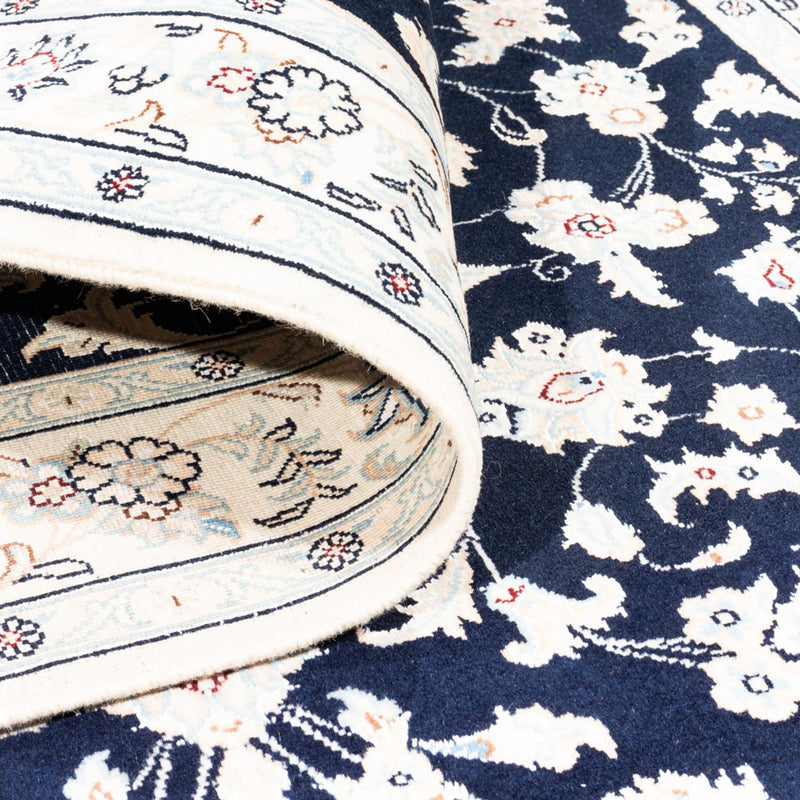 Tappeto Persero - Nain - Premio - 154 x 107 cm - blu scuro