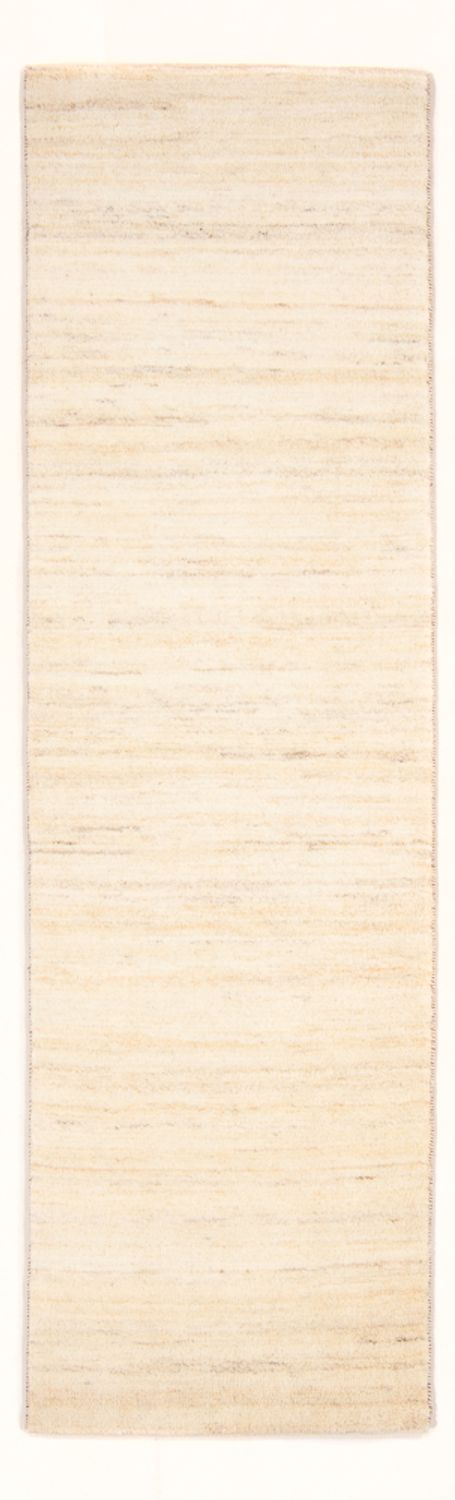 Tappeto corsia Tappeto Gabbeh - Persero - 243 x 72 cm - crema