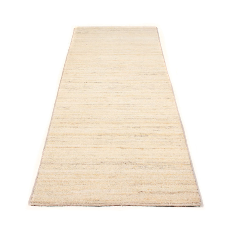 Tappeto corsia Tappeto Gabbeh - Persero - 243 x 72 cm - crema