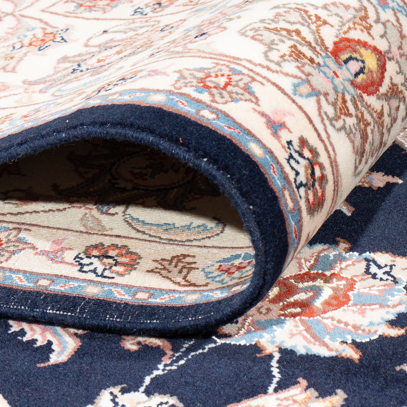 Tappeto Persero - Tabriz - Reale - 241 x 168 cm - blu scuro