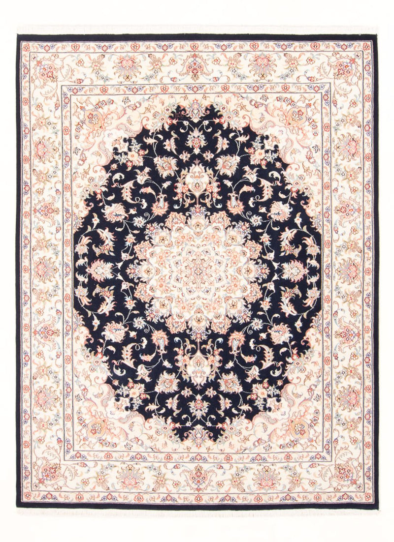 Tappeto Persero - Tabriz - Reale - 199 x 147 cm - blu scuro