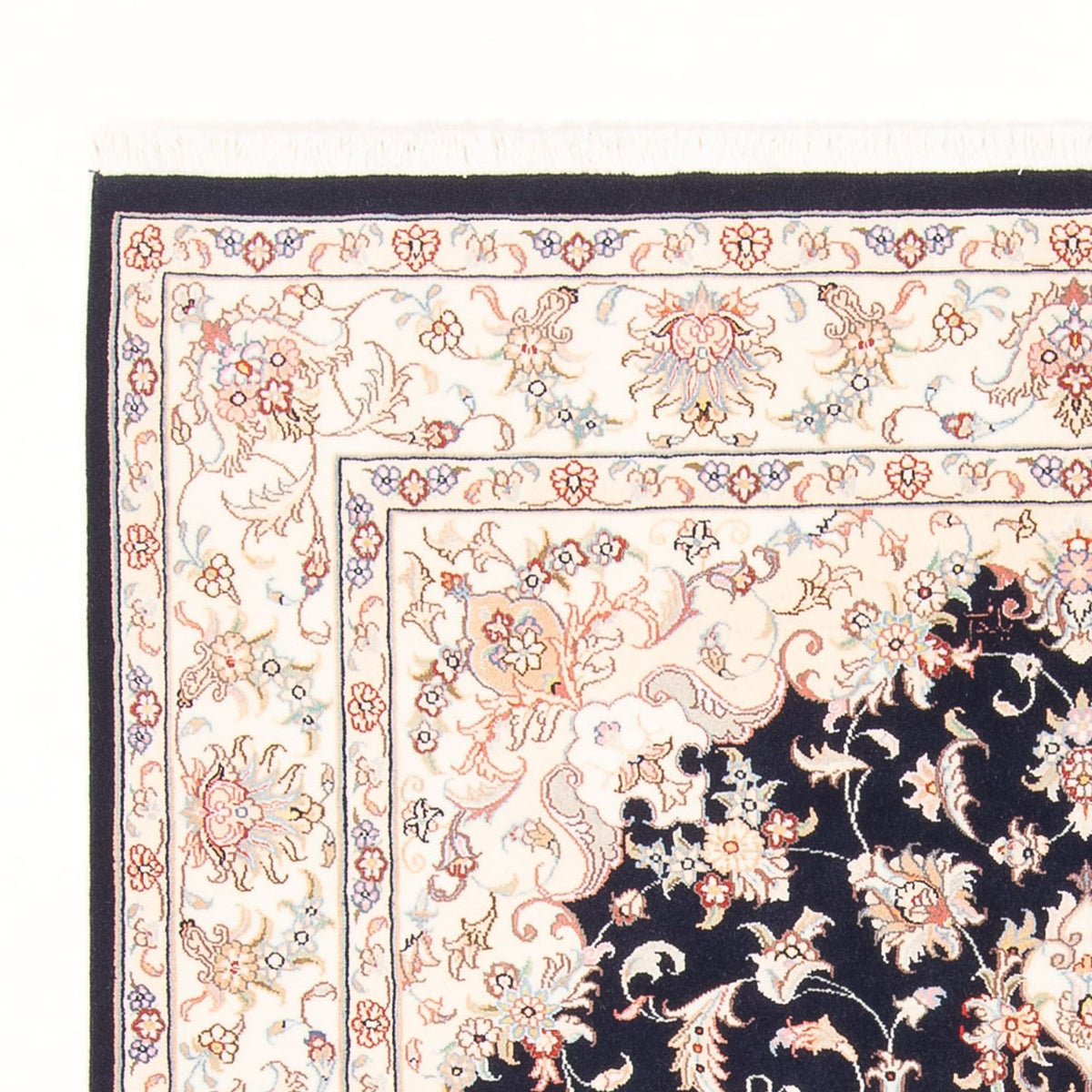 Tappeto Persero - Tabriz - Reale - 199 x 147 cm - blu scuro