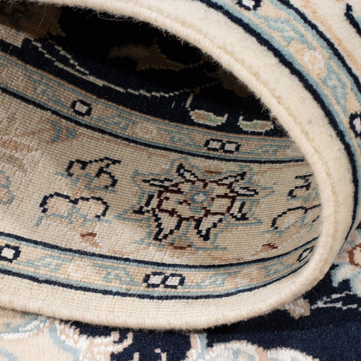 Tappeto Persero - Nain - Premio - 120 x 81 cm - blu scuro