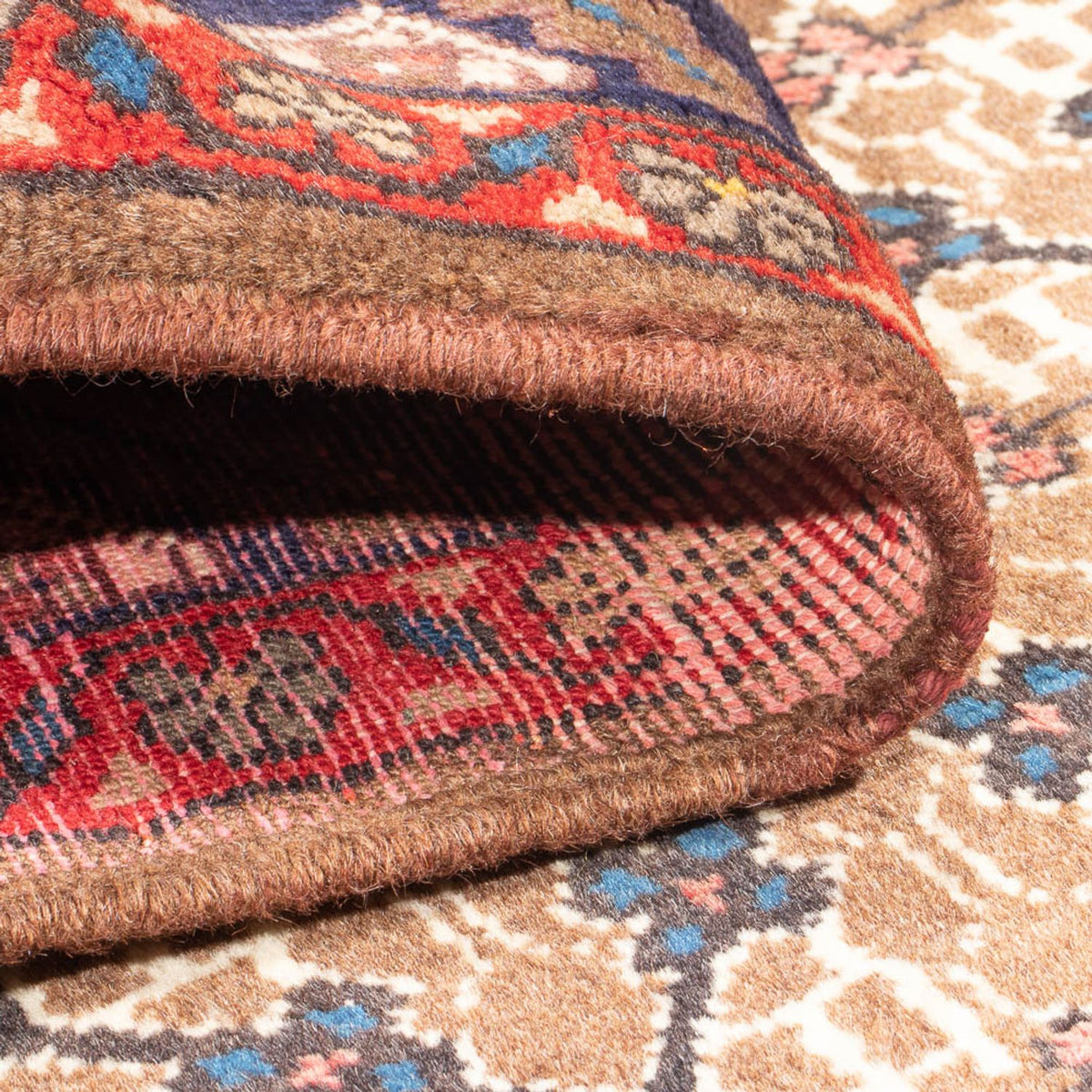 Tappeto corsia Tappeto Persero - Nomade - 220 x 112 cm - crema