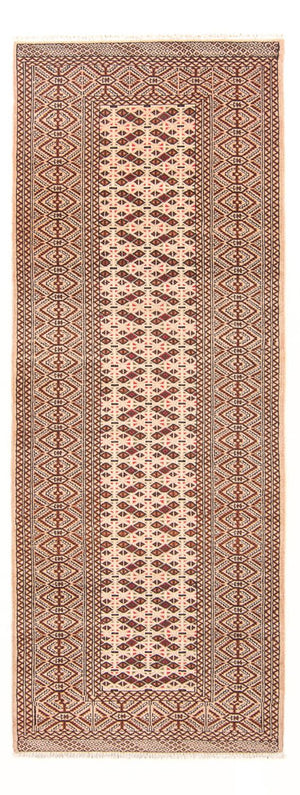 Tappeto corsia Tappeto Turkaman - 282 x 100 cm - crema