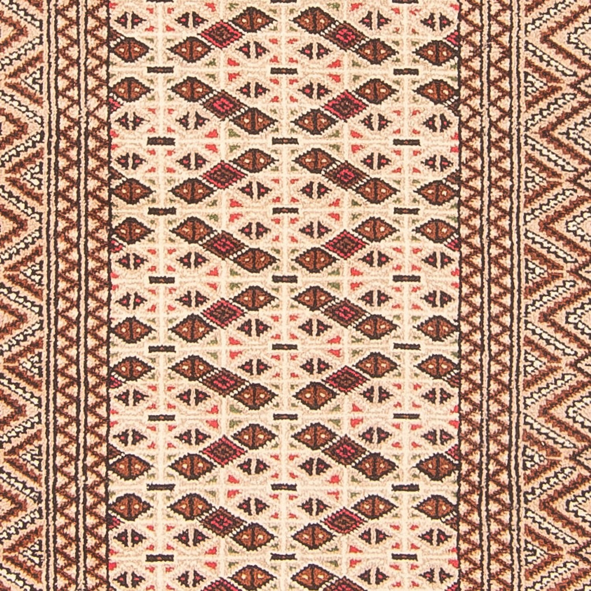 Tappeto corsia Tappeto Turkaman - 282 x 100 cm - crema