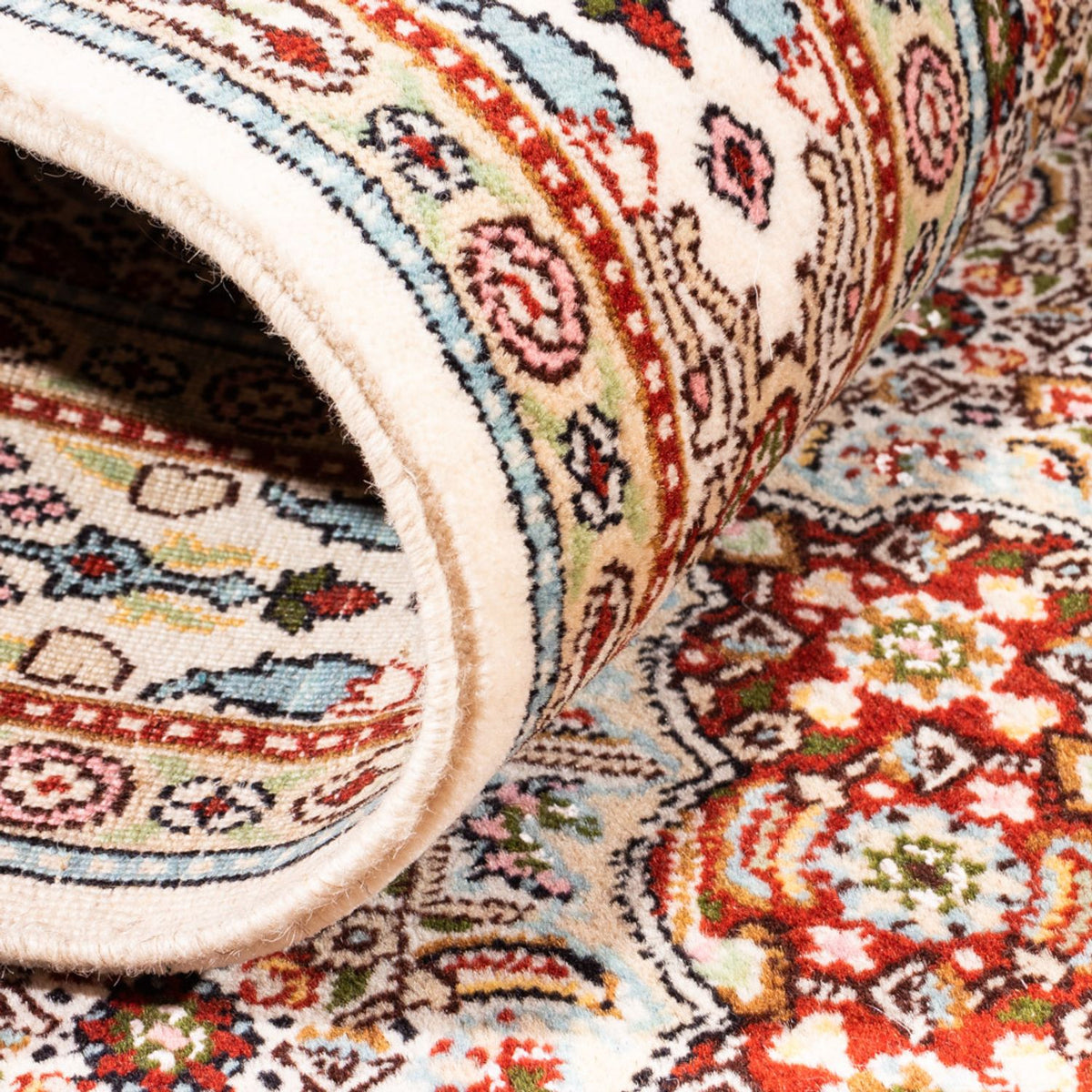 Tappeto corsia Tappeto Persero - Classico - 390 x 76 cm - crema