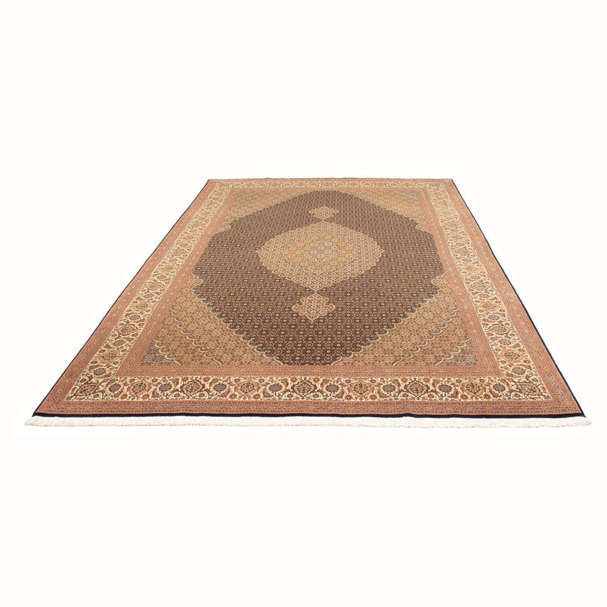 Tappeto Persero - Tabriz - Reale - 297 x 200 cm - blu scuro