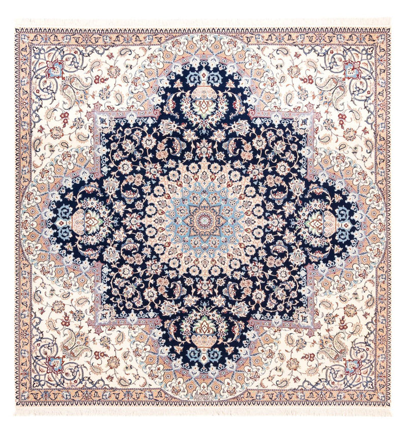 Tappeto Persero - Nain - Premio quadrato  - 212 x 212 cm - blu scuro