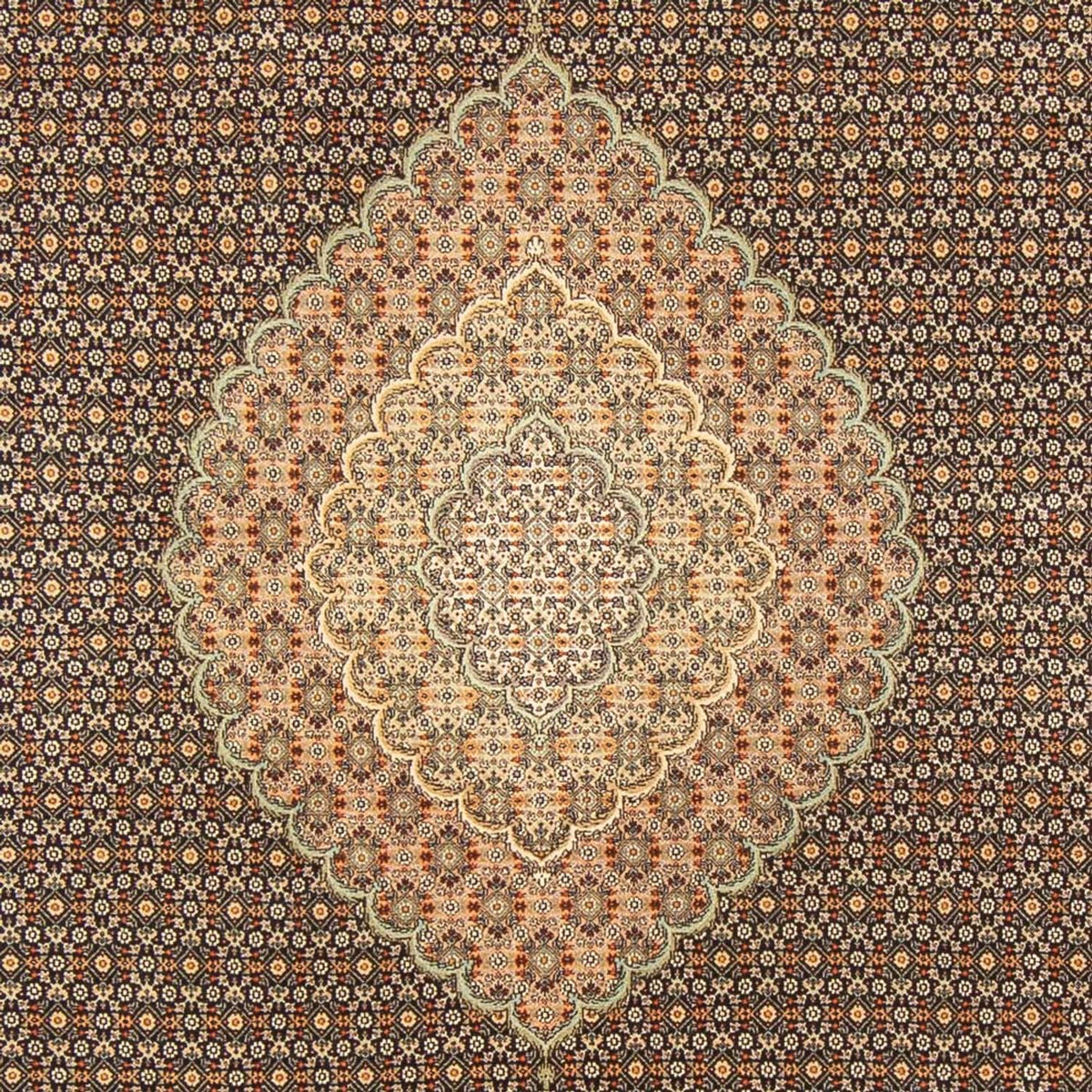 Tappeto Persero - Tabriz - Reale - 296 x 199 cm - blu scuro
