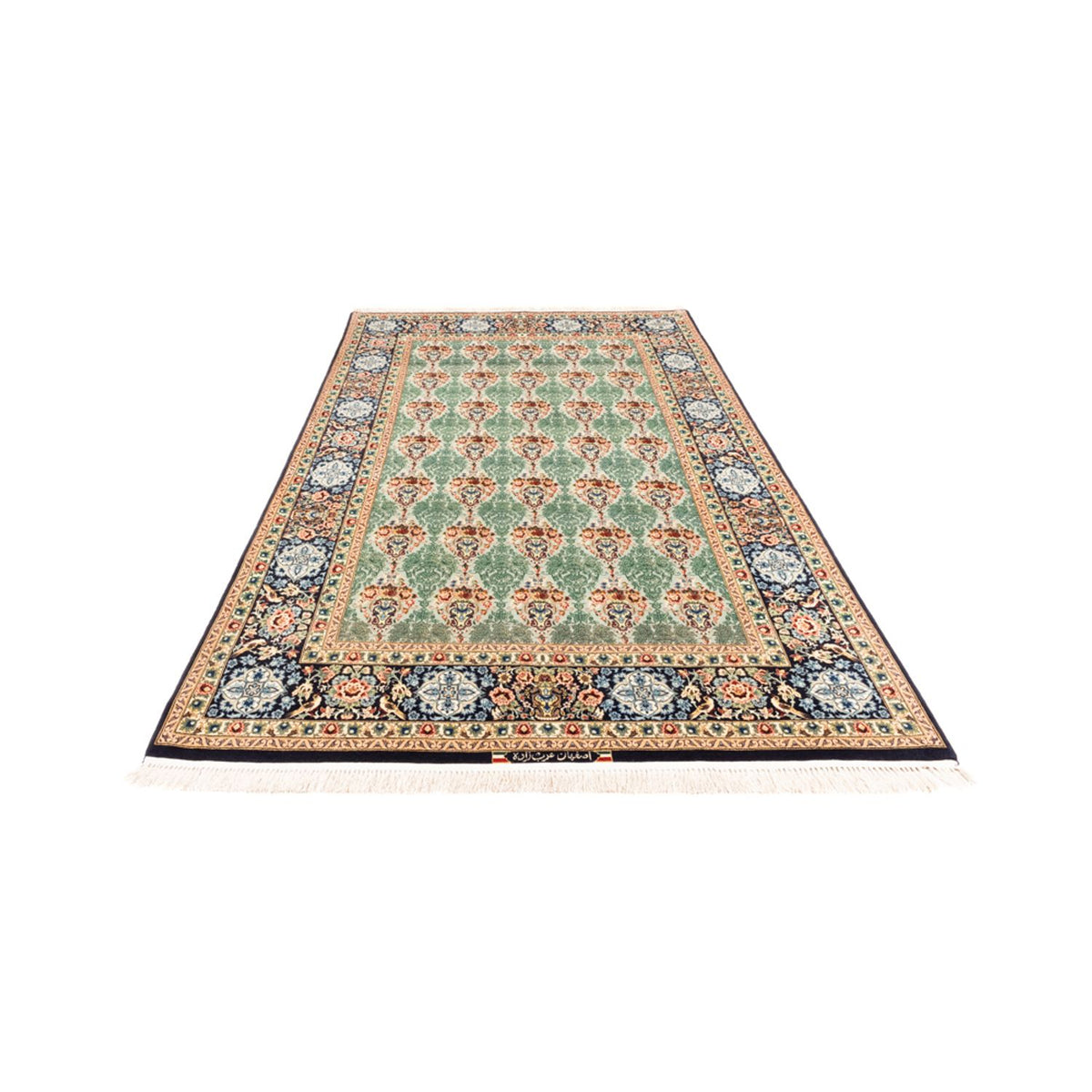 Tappeto Persero - Isfahan - Premio - 244 x 157 cm - verde