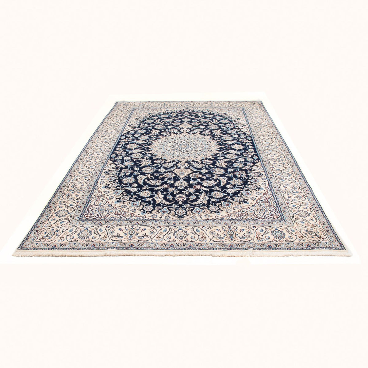Tappeto Persero - Nain - 304 x 200 cm - blu scuro
