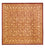 Tappeto di seta - Ghom seta - Premio quadrato - 200 x 200 cm - oro