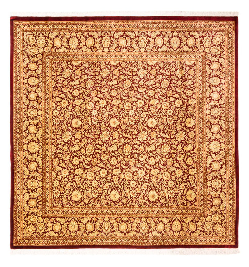 Tappeto di seta - Ghom seta - Premio quadrato  - 200 x 200 cm - oro