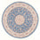 Tappeto Persero - Tabriz - Reale rotondo - 200 x 200 cm - blu