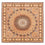 Tappeto Persero - Tabriz - Reale quadrato - 200 x 200 cm - beige chiaro