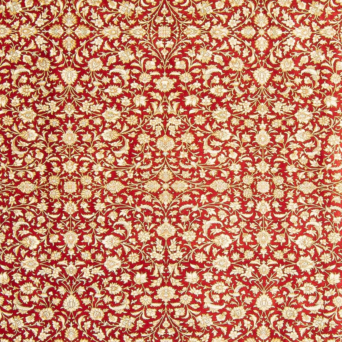 Tappeto di seta - Ghom seta - Premio - 294 x 197 cm - rosso