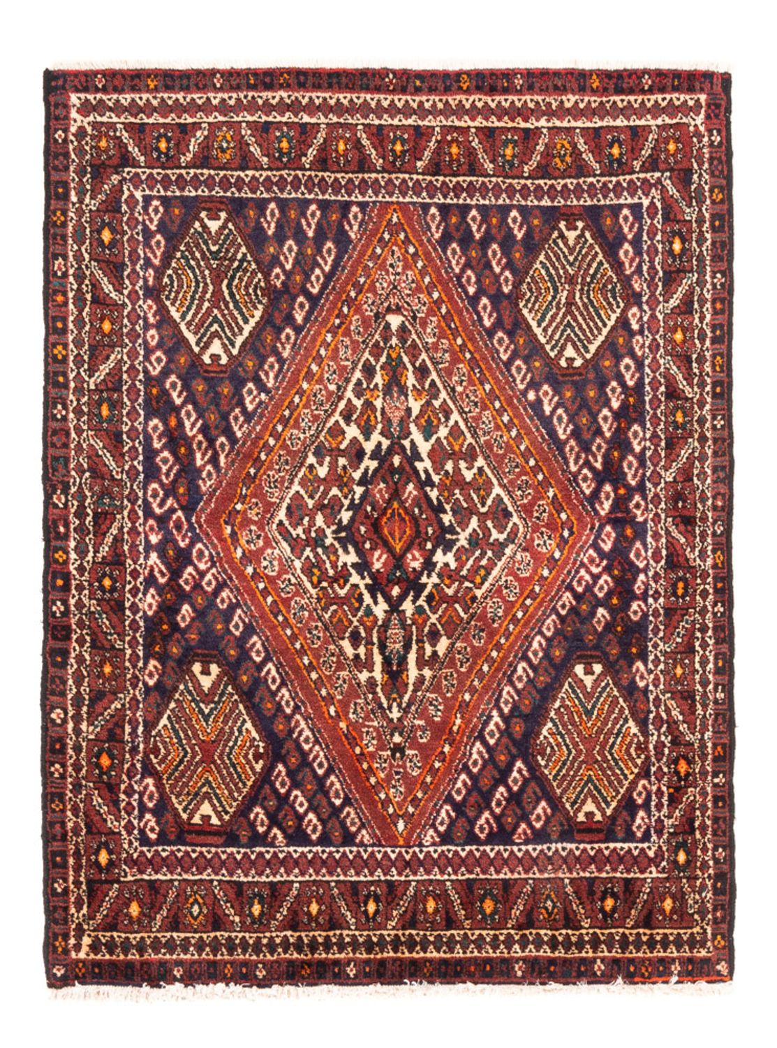 Tappeto Persero - Nomade - 127 x 98 cm - rosso bordeaux