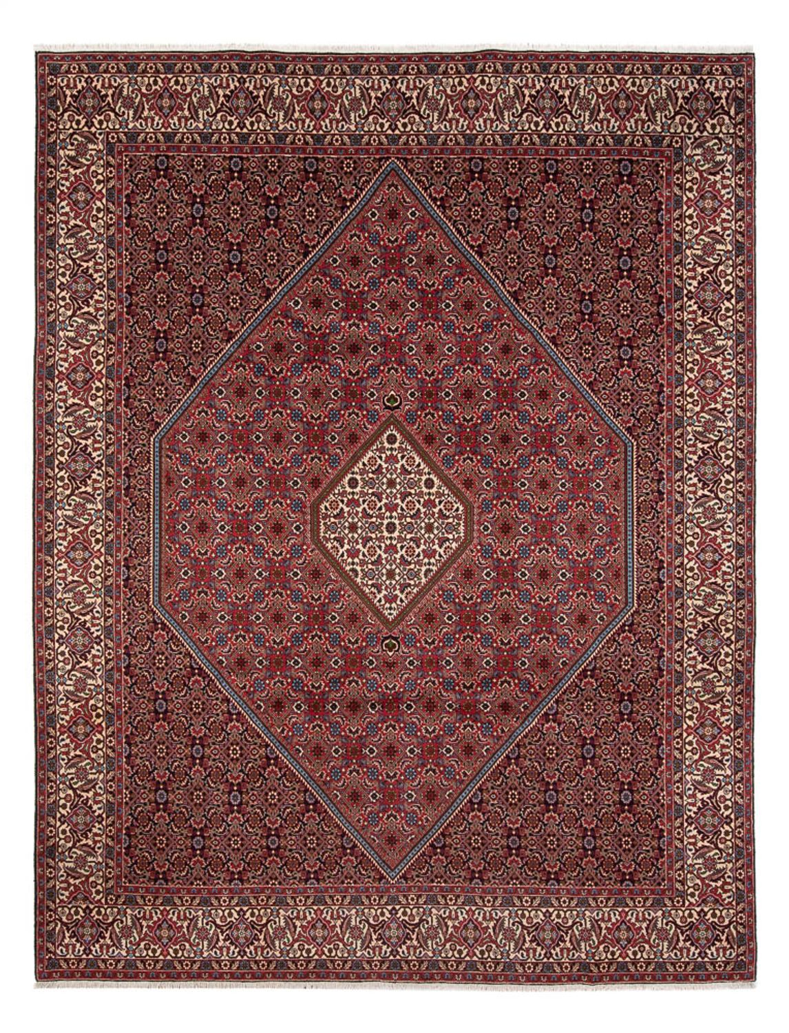Tappeto Persero - Bidjar - 342 x 252 cm - rosso scuro