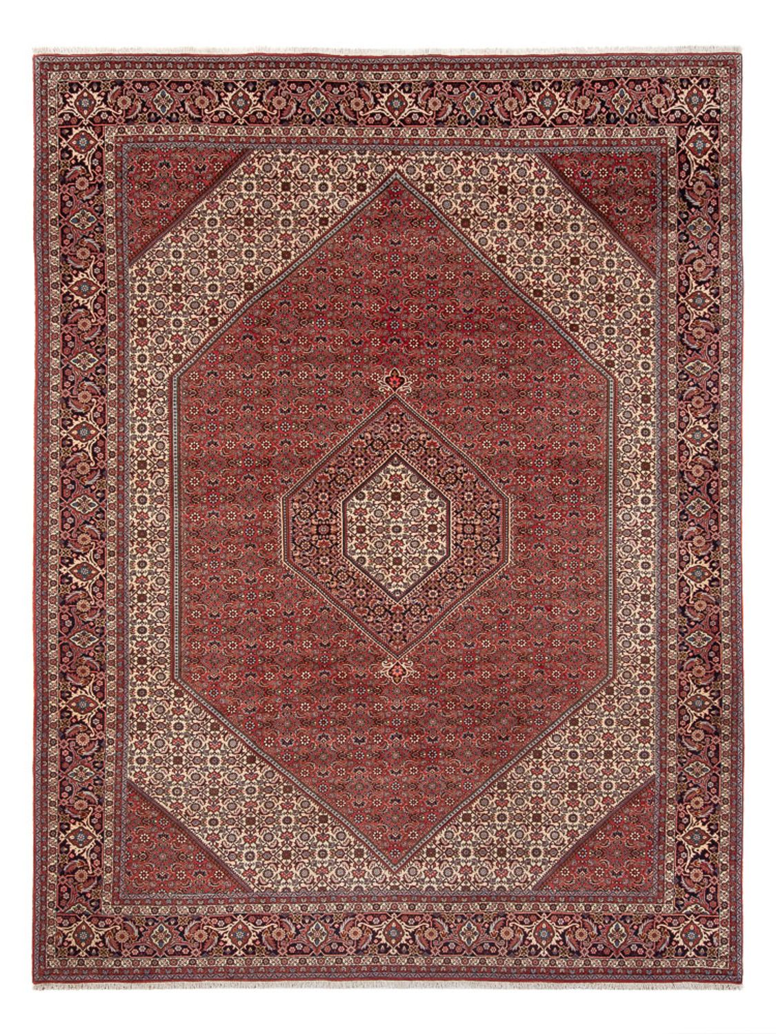 Tappeto Persero - Bidjar - 348 x 250 cm - rosso scuro