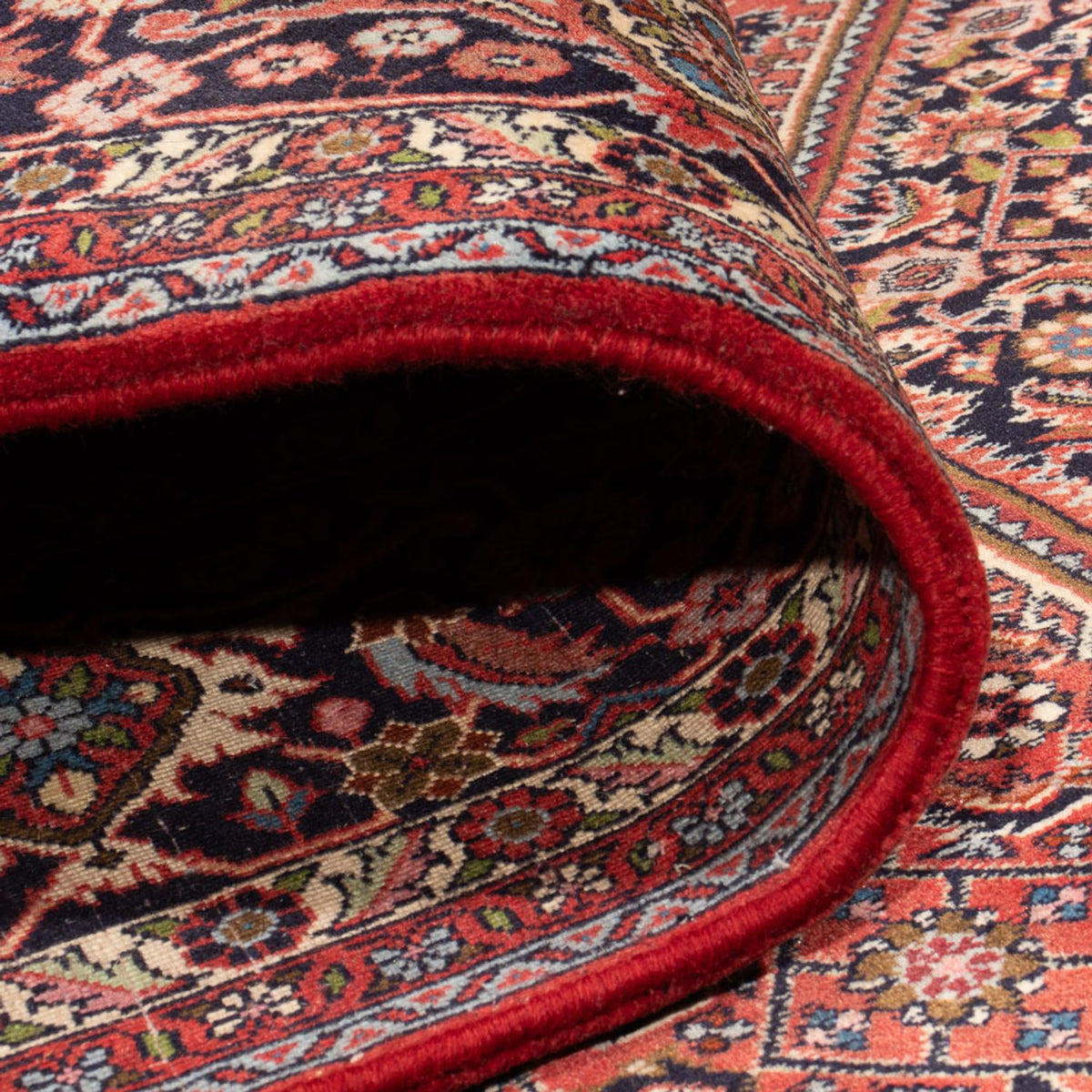 Tappeto Persero - Bidjar - 348 x 250 cm - rosso scuro