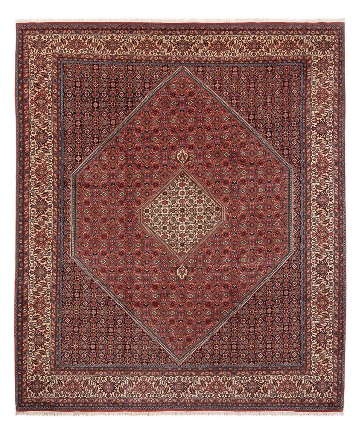 Tappeto Persero - Bidjar - 314 x 255 cm - rosso scuro