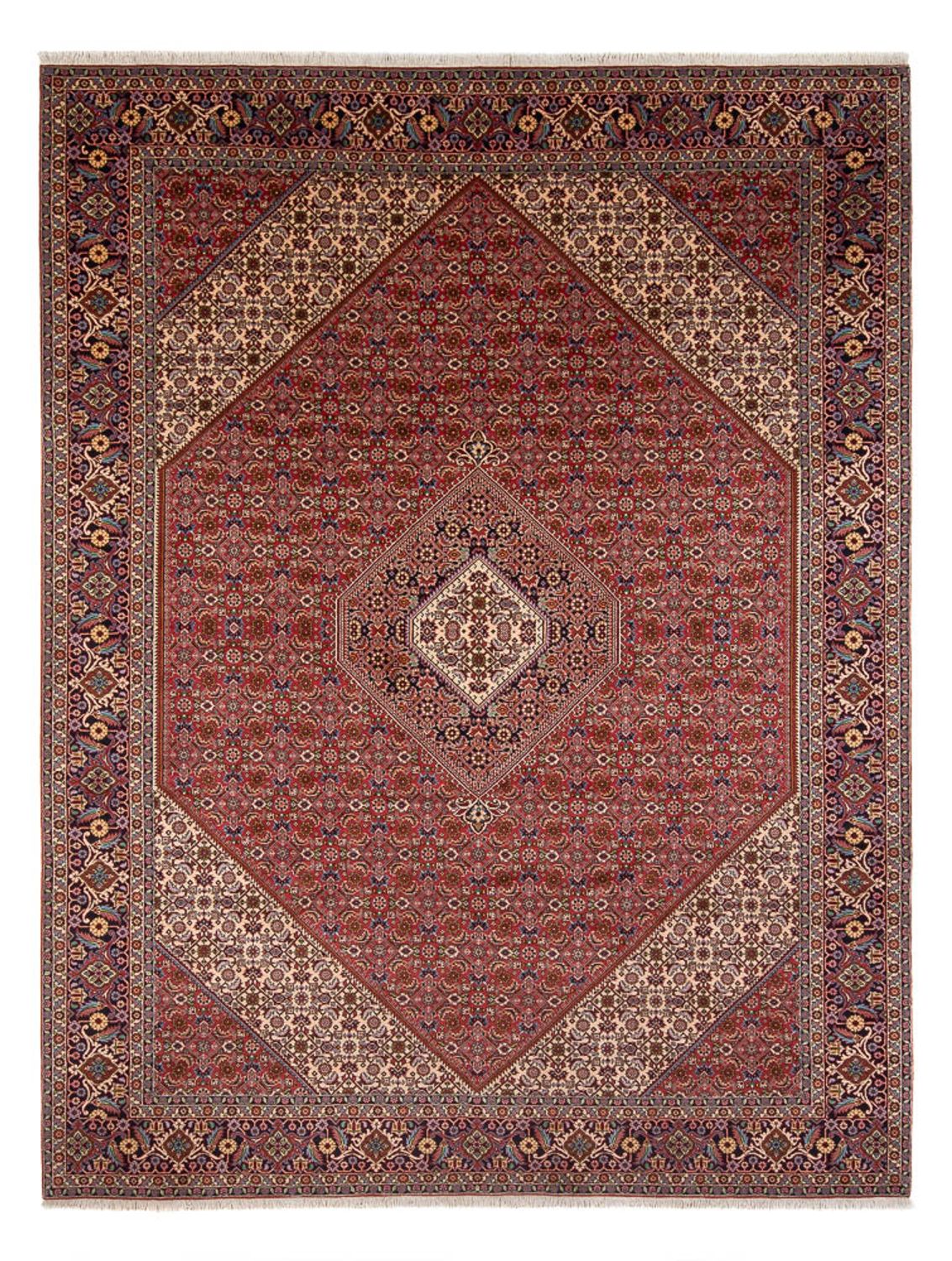 Tappeto Persero - Bidjar - 339 x 249 cm - rosso scuro