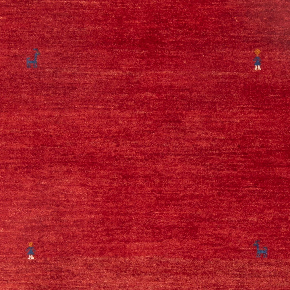 Tappeto Gabbeh - Persero - 150 x 105 cm - rosso